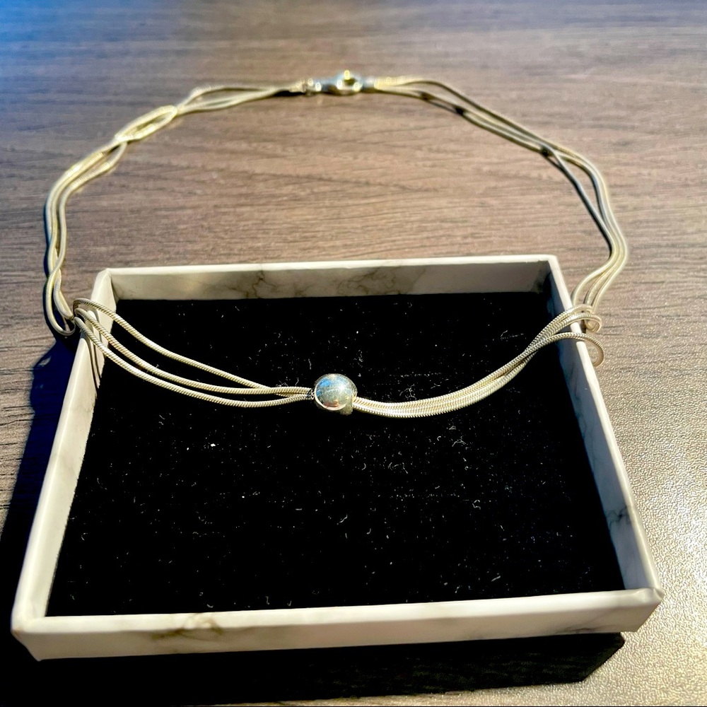[SOLD] Silpada Thoreau Three-Strand Silver Necklace